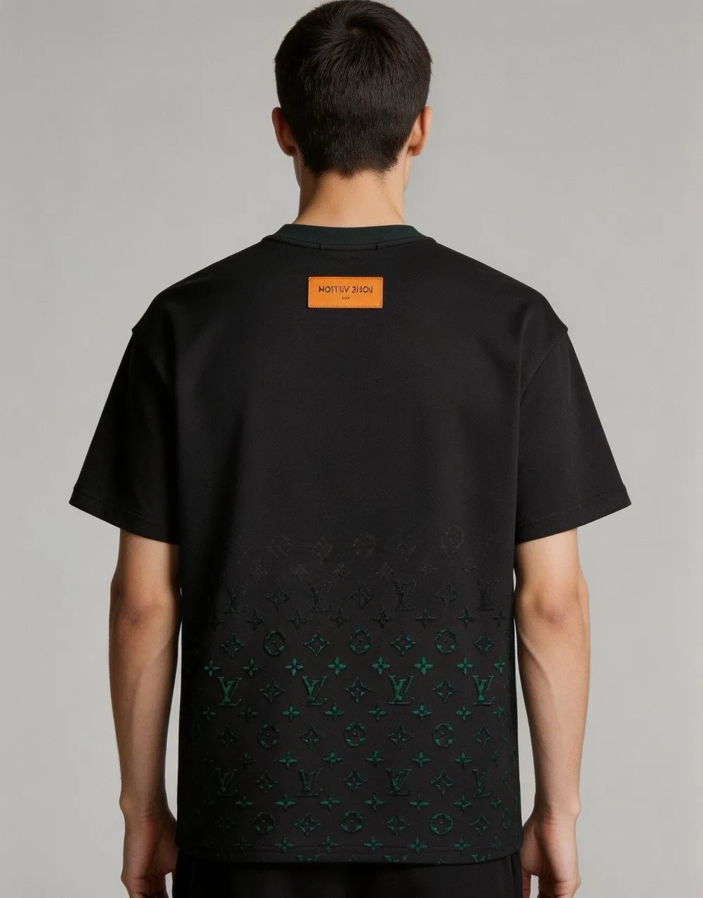 Louis Vuitton/Louis Vuitton 26ss hem presbyopia burnt short sleeves
